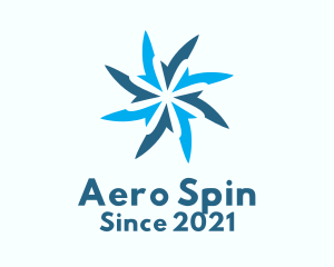 Wind Turbine Propeller  logo design