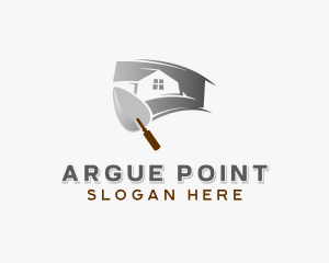 Plastering Home Improvement  logo design