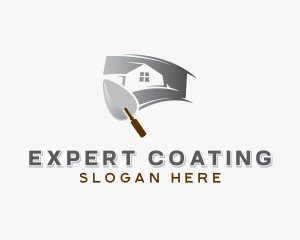 Plastering Home Improvement  logo design