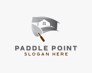 Plastering Home Improvement  logo design