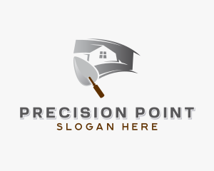 Plastering Home Improvement  logo design