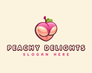 Lingerie Peach Butt logo design