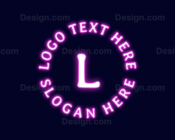 Generic Neon Futuristic Logo