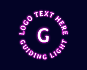 Generic Neon Futuristic logo design