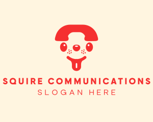 Telephone Head Cartoon logo design