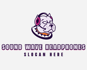 Headphones Bulldog Gamer logo