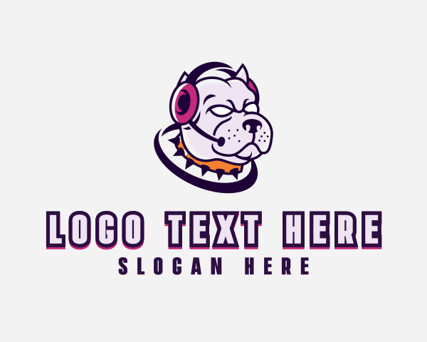 Bulldog logo example 1