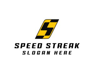 S Speed Racer logo design
