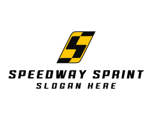 S Speed Racer logo design