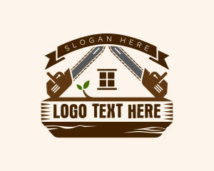 Chainsaw Carpentry Woodwork logo