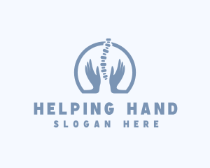 Chiropractor Hand Massage logo design