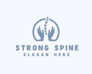 Chiropractor Hand Massage logo design