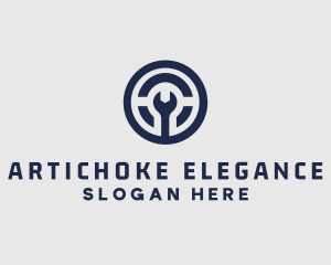 Maintenance Mechanic Repair Wrench logo design