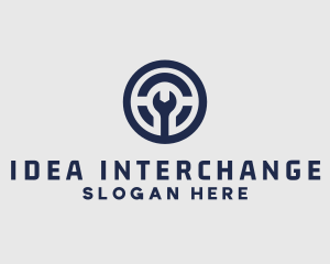 Maintenance Mechanic Repair Wrench logo design