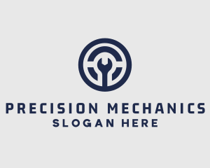 Maintenance Mechanic Repair Wrench logo design