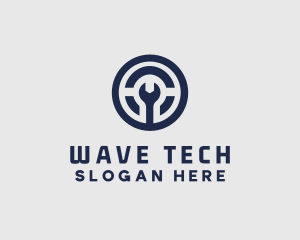 Maintenance Mechanic Repair Wrench logo design