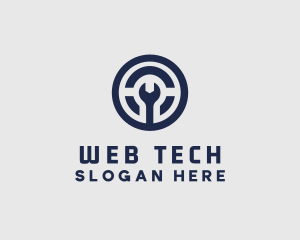 Maintenance Mechanic Repair Wrench logo design