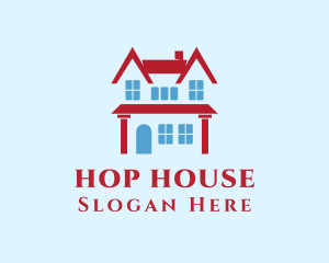 Red Roof House logo design