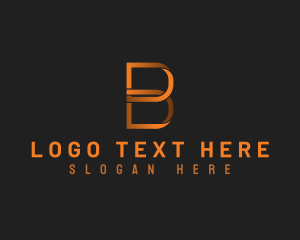 Modern Business Letter B Logo