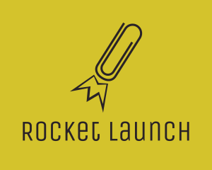 Paper Clip Rocket logo