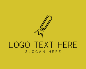 Paper Clip Rocket logo