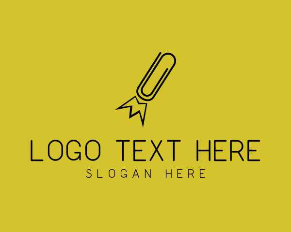 Paper Clip Rocket logo