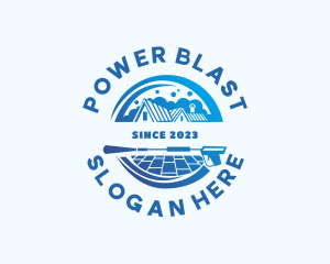 Cleaning Power Washing logo design