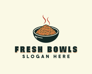 Gourmet Rice Bowl logo design