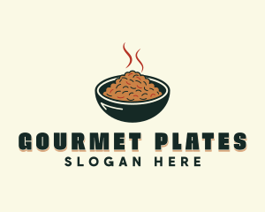 Gourmet Rice Bowl logo design