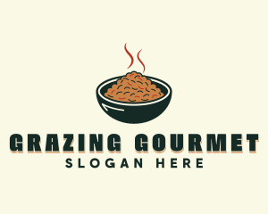 Gourmet Rice Bowl logo design