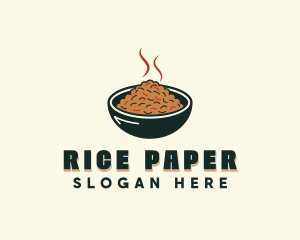 Gourmet Rice Bowl logo design