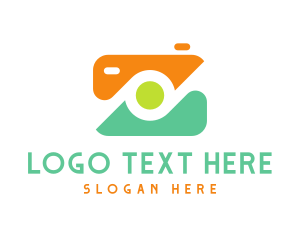 Abstract Photographer Camera logo design