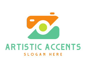 Abstract Photographer Camera logo design