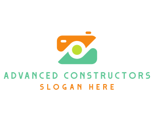 Abstract Photographer Camera logo design