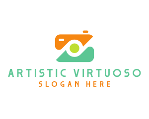 Abstract Photographer Camera logo design