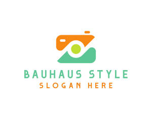 Abstract Photographer Camera logo design