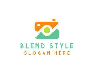 Abstract Photographer Camera logo design