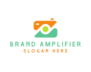 Abstract Photographer Camera logo design