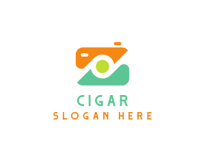 Abstract Photographer Camera logo design