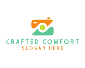 Abstract Photographer Camera logo design