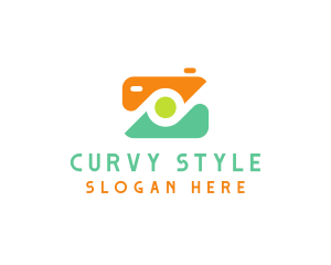 Abstract Photographer Camera logo design