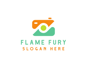 Abstract Photographer Camera logo design