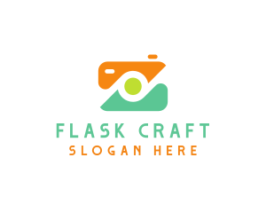 Abstract Photographer Camera logo design