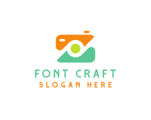 Abstract Photographer Camera logo design