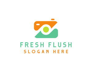 Abstract Photographer Camera logo design