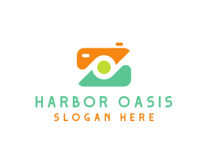 Abstract Photographer Camera logo design