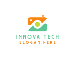 Abstract Photographer Camera logo design