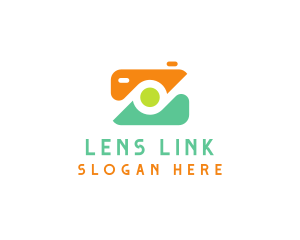 Abstract Photographer Camera logo design