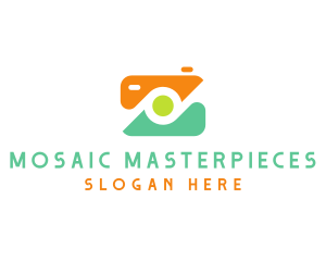 Abstract Photographer Camera logo design