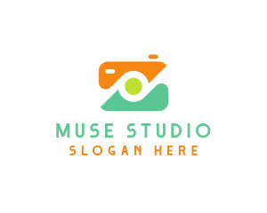 Abstract Photographer Camera logo design